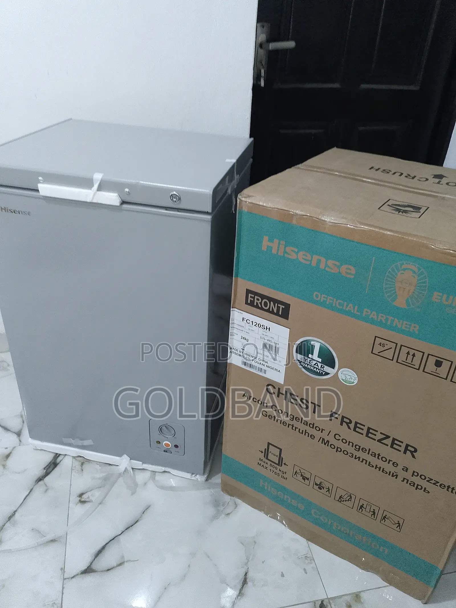 New and Durable 95 Litres Hisense 120sh Chest Freezer