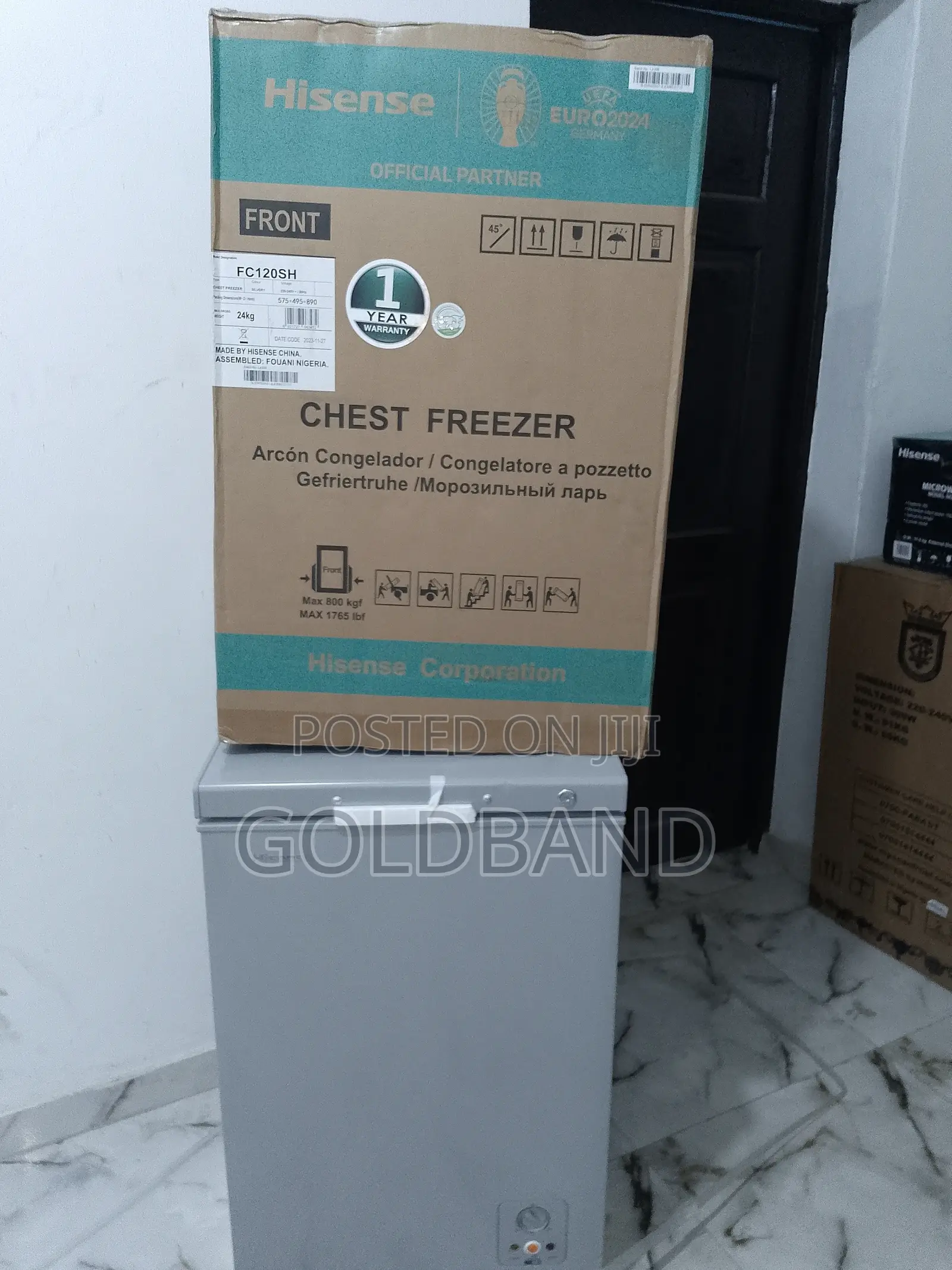 Hisense 95 Litres 120sh Chest Freezer-Adequate Storage Space