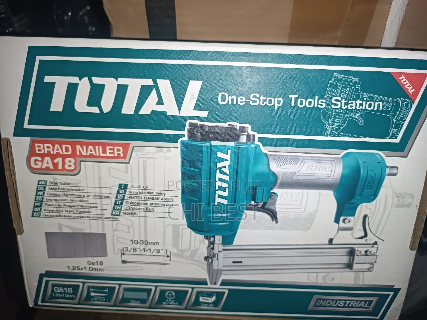 Total Air Brad Nailer - 10-30mm - Ga18