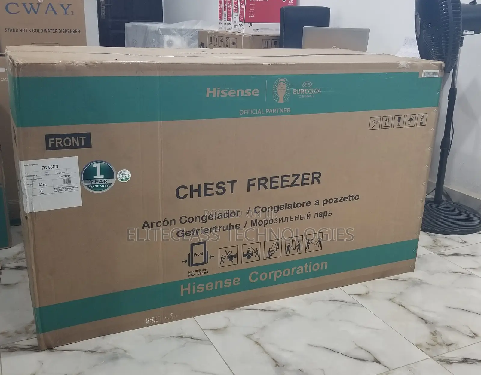 New in FC-55DD Hisense Chest Freezer 420L.