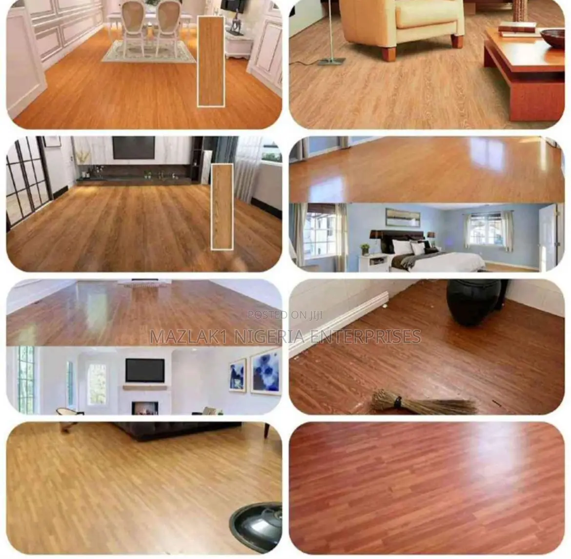 Vinyl Floor Rubber Tiles 3ft by 6inches