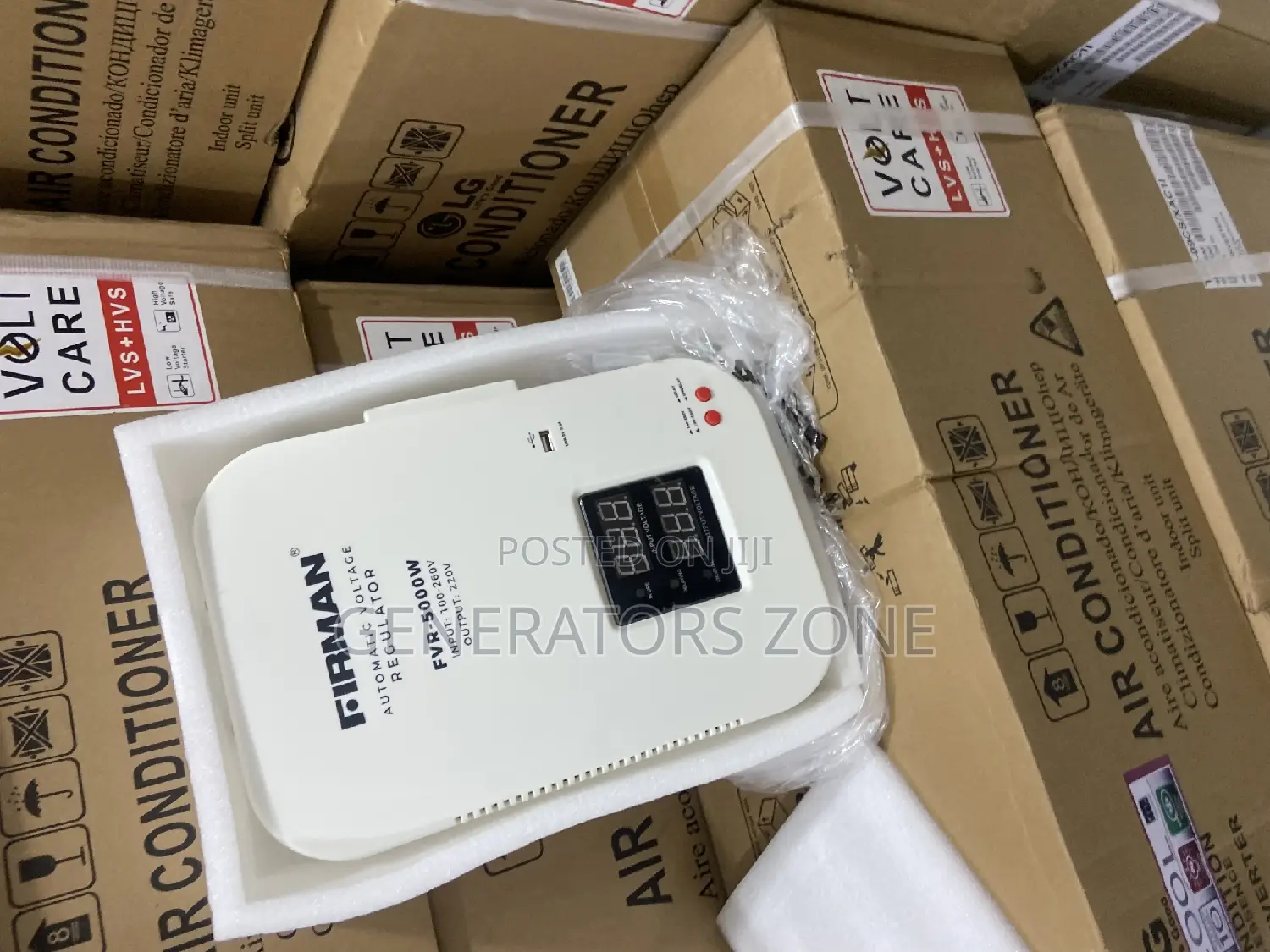 Fireman Wall Mounted Stabilizer FVR-5000w|Automatic Voltage