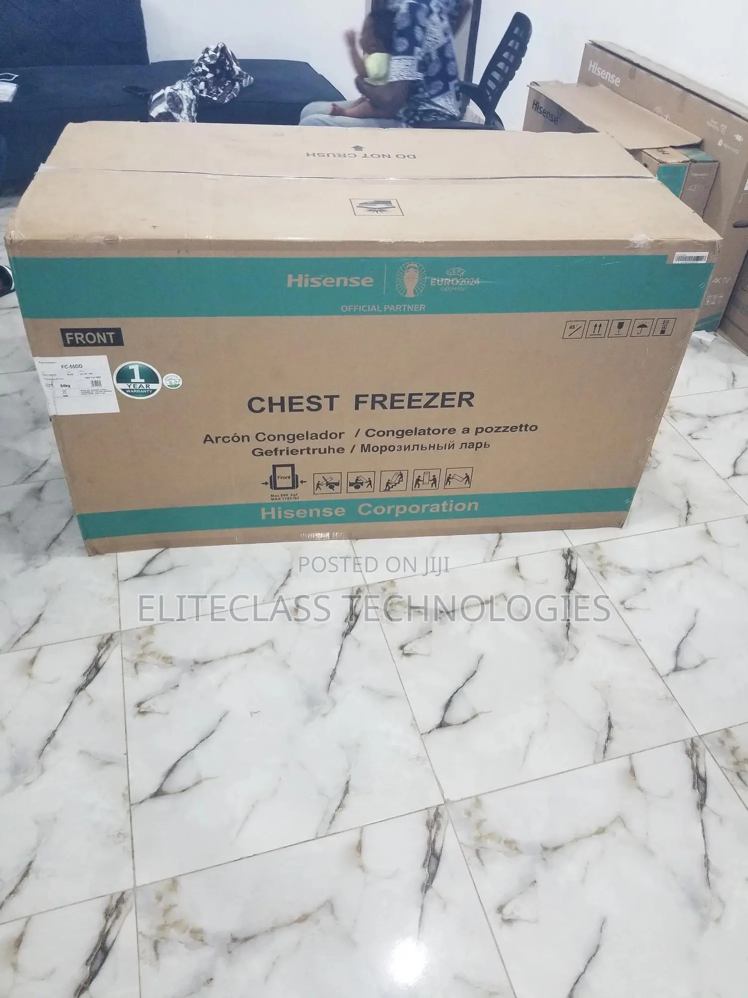 Fast Freezing FC-DD55 Hisense Chest Freezer 420L.