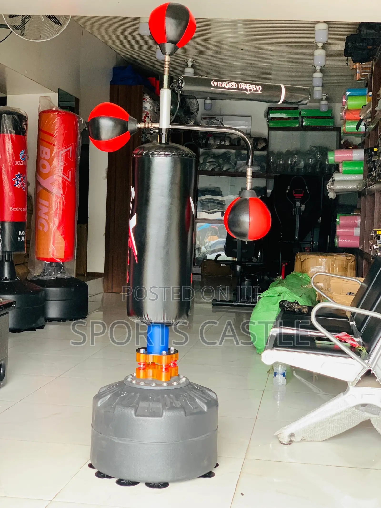 Multi Purpose Punching Bag Stand With Speed Ball