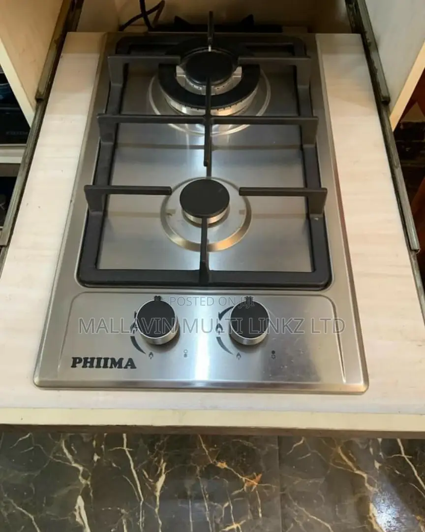 2 Burner Silver Gas Cookers