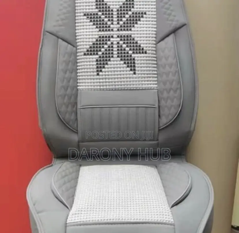 Premium Leather Universal Seatcover Black/Ash