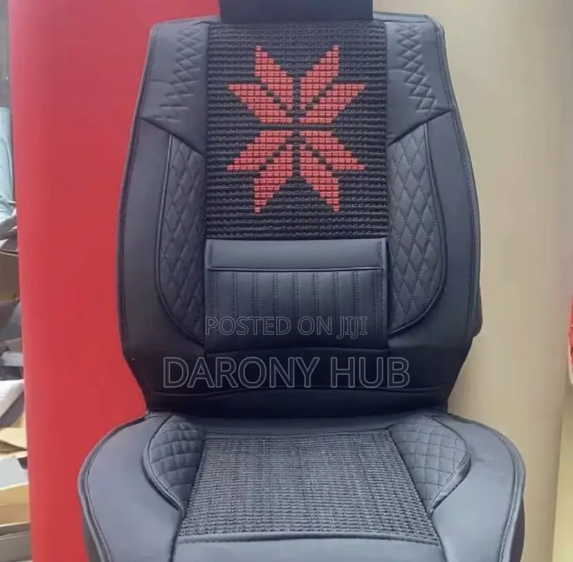 Premium Leather Universal Seatcover Black/Ash