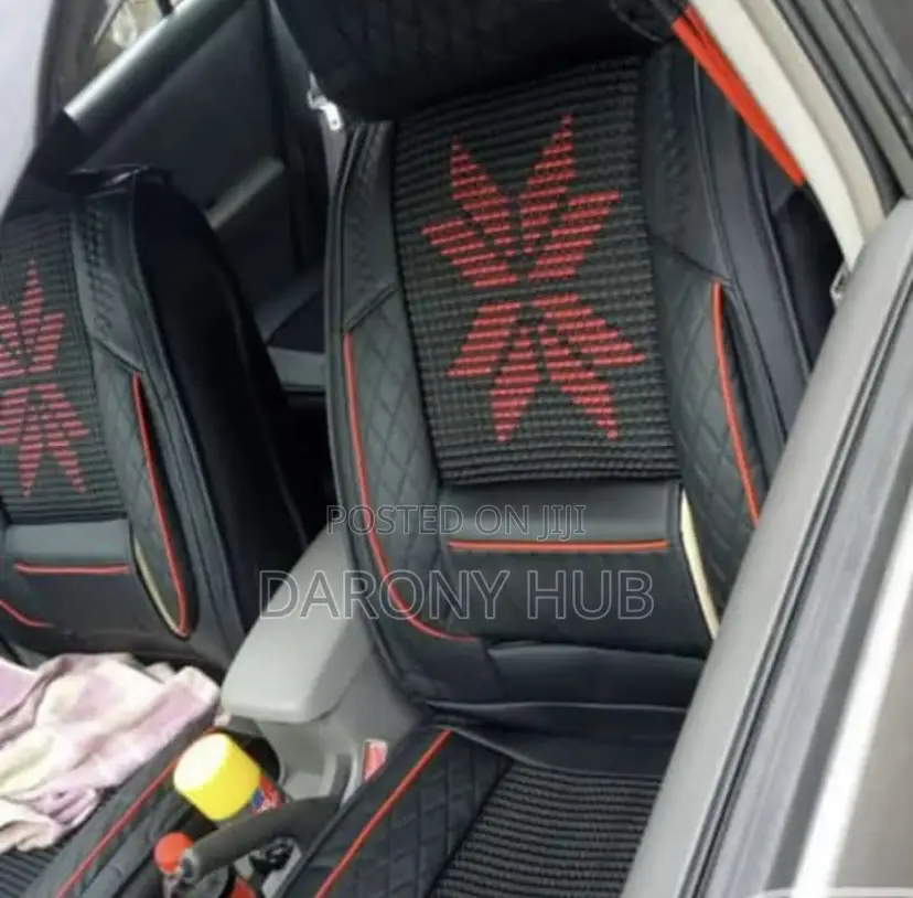 Premium Leather Universal Seatcover Black/Ash