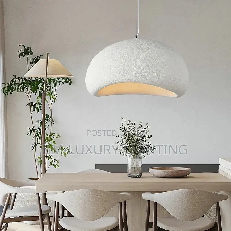 Nordic White 3/4 Chandelier Pendant (E27 Bulbs)