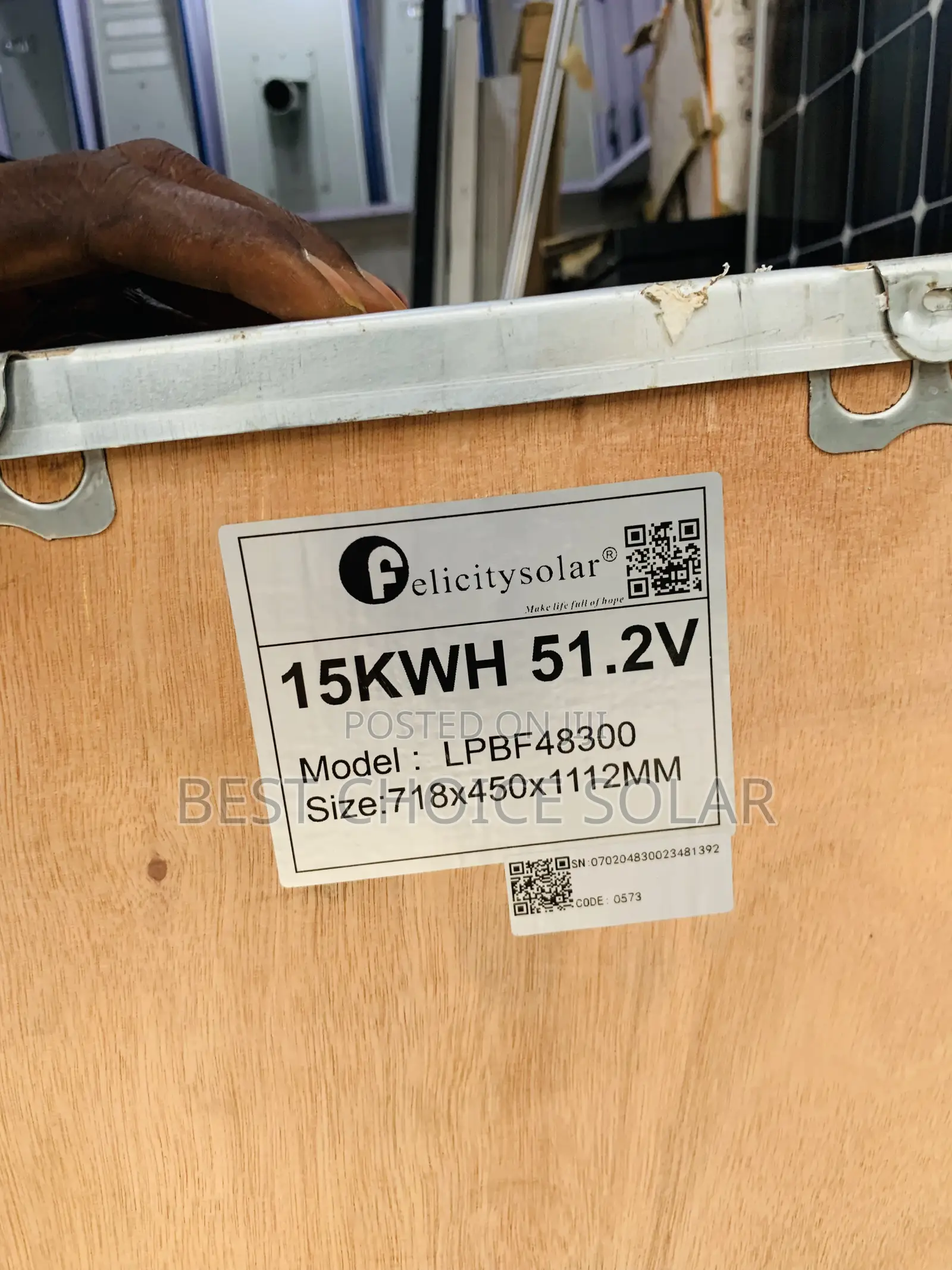 15kwh 51.2v Felicity Lithium Battery