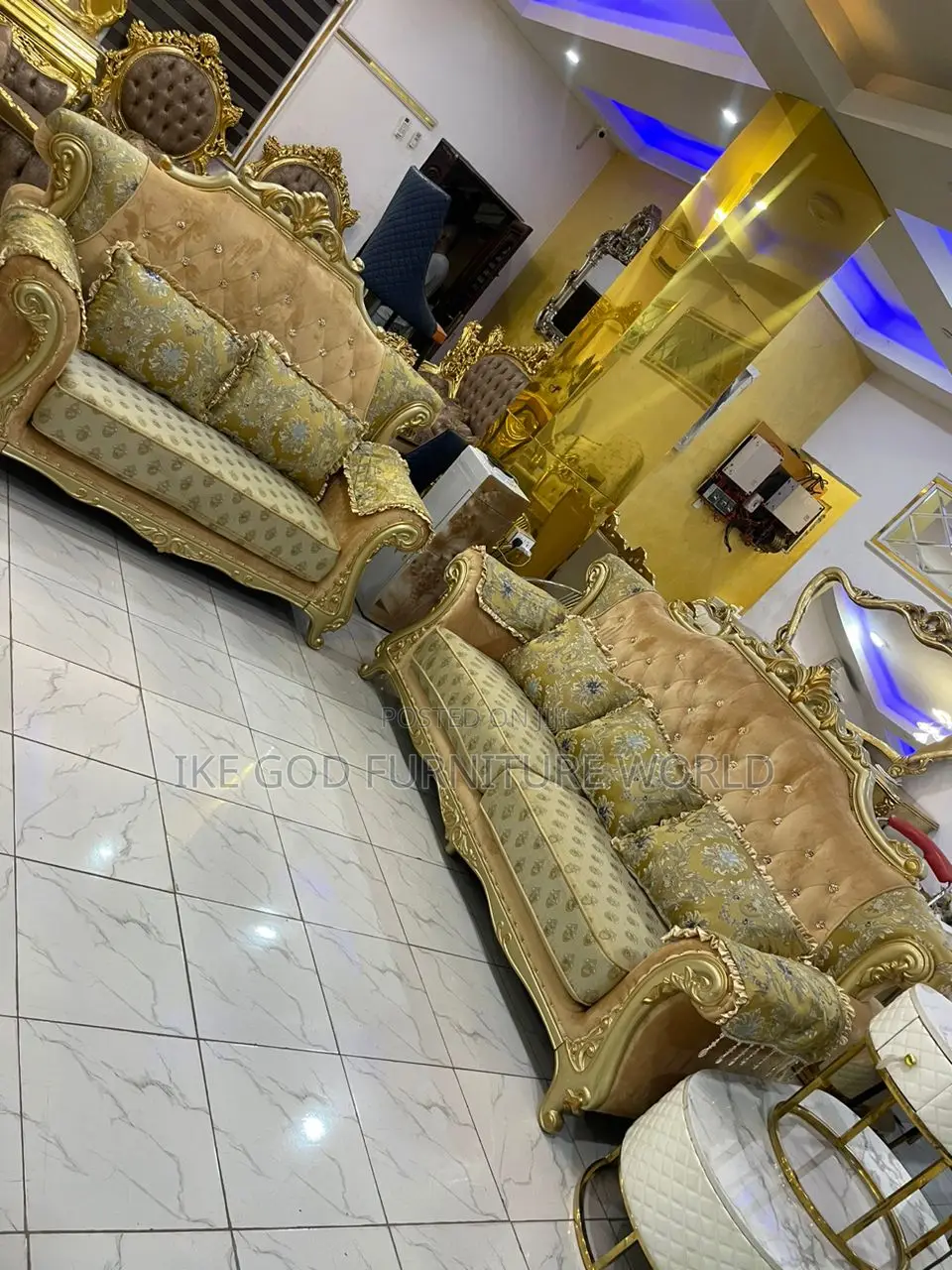 7seater Imported Turkish Royal Fabric Sofa Chair