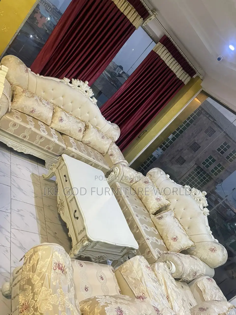 7seater Imported Turkish Royal Fabric Sofa Chair Quality Pro
