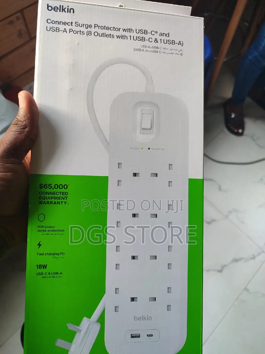 Belkin Surge Protector With Usb C Usb a Port 8outlet Usb C A