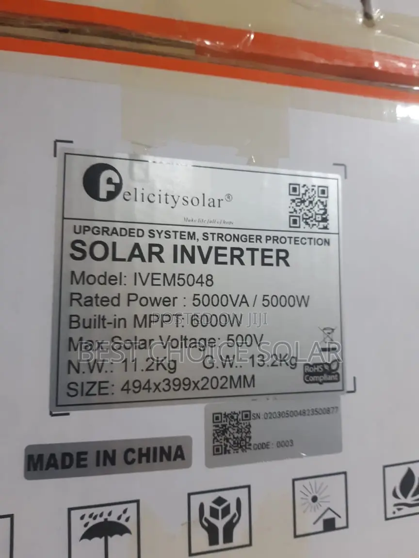 5kva 48v Felicity Hybrid Inverter Available