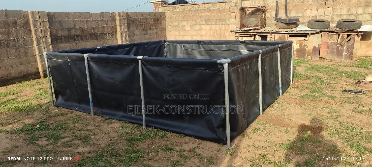 Mobile Tarpaulin Fish Pond ( Collapsible Andditachable Pond)