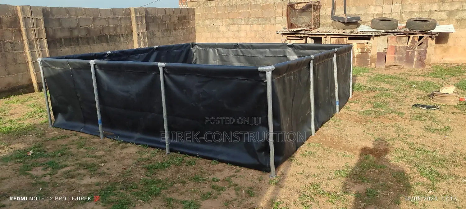 Mobile Tarpaulin Fish Pond ( Collapsible Andditachable Pond)