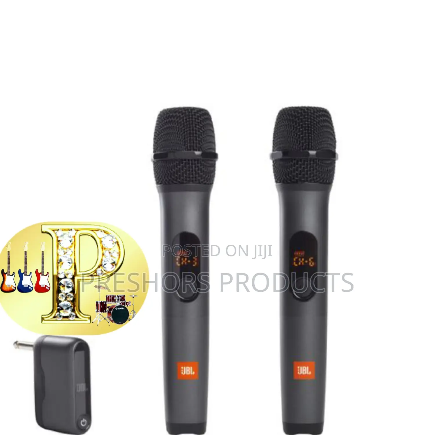 Professional JBL 150 2handheld Wireless Microphone System