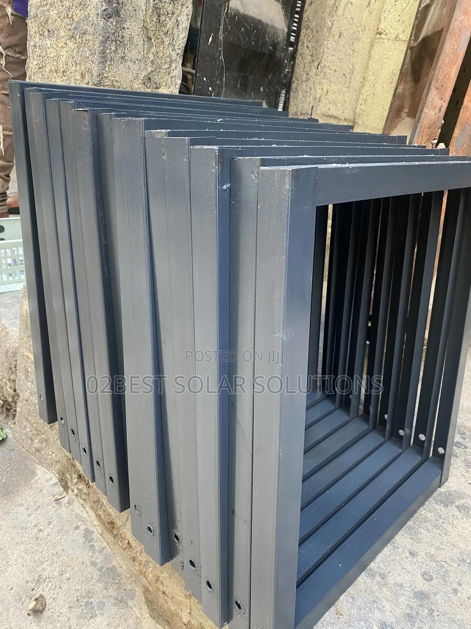Original Iron Battery Rack for 2 Batteries