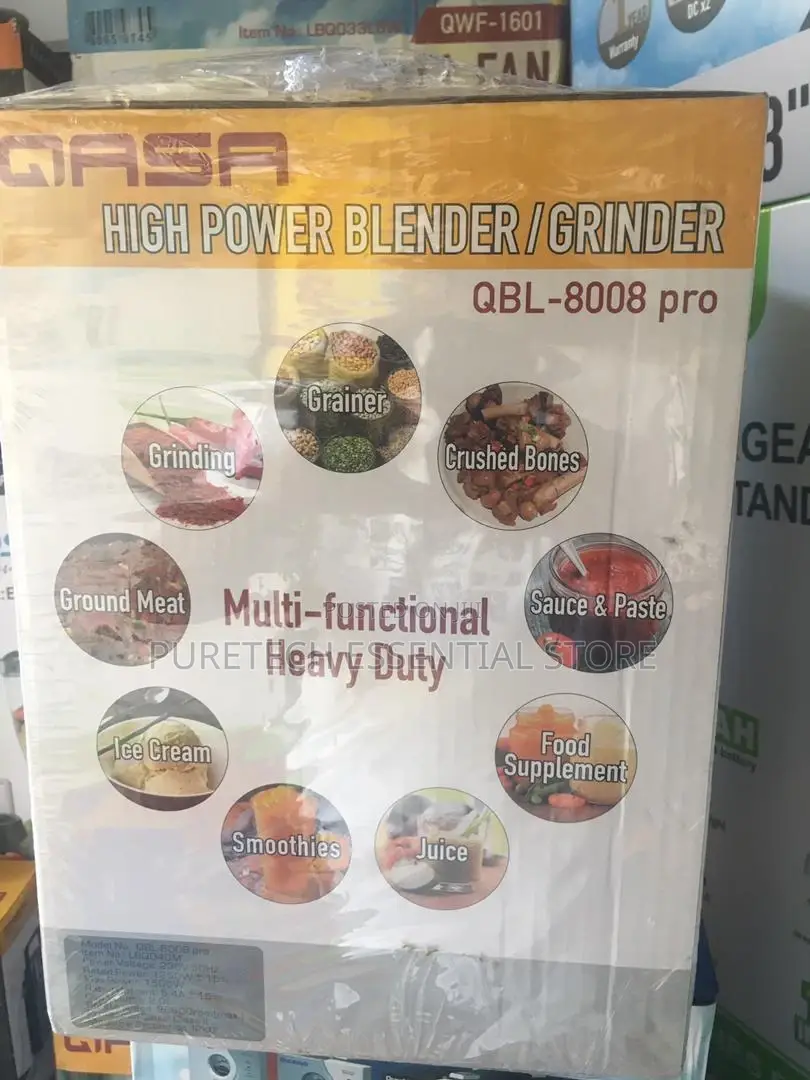 Qasa High Power Heavy Duty Blender/Grinder