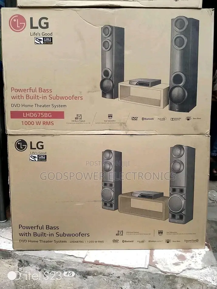 Lg 1000 W DVD Home Theater Powerful Bass Subwoofer