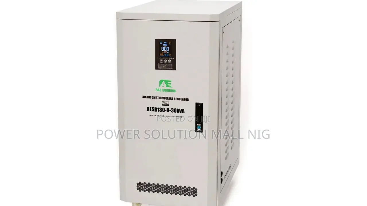 30kva Servo Voltage Stabilizer 80v-250v