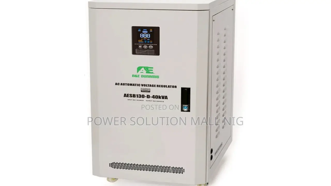 A E Single Phase Servo Stabilizer 80v-250v