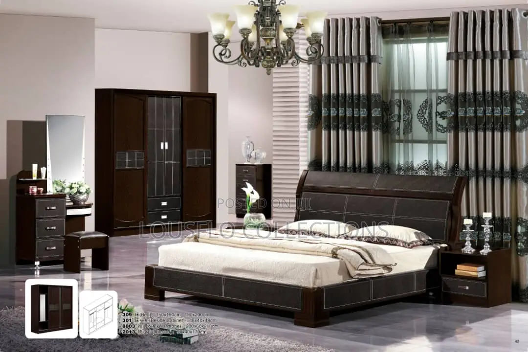 Your Foreign Quality Bed With Dressing Mirror Set