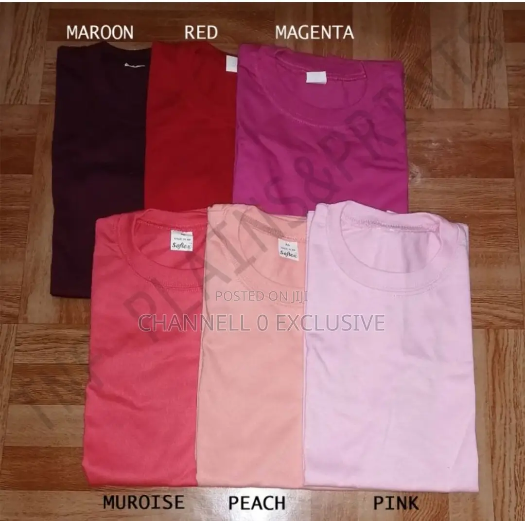 Unisex Gold Star Plain T-Shirt