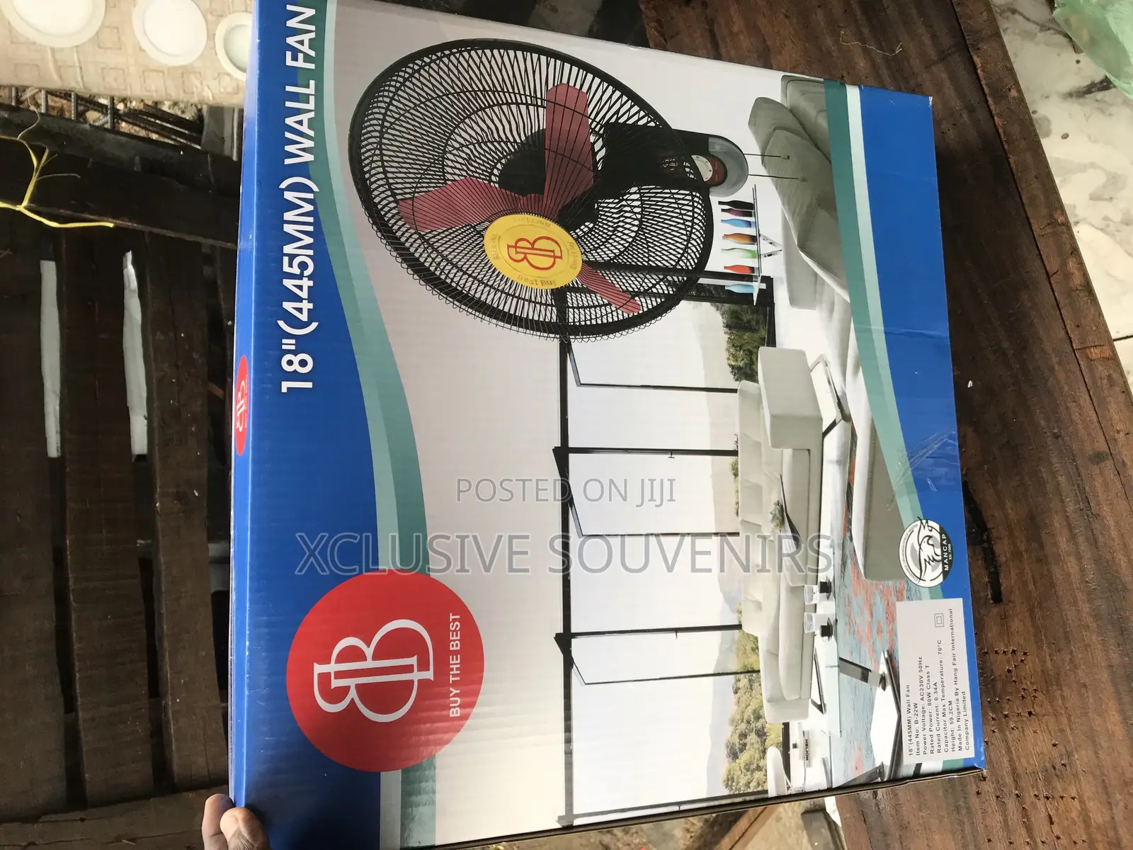 18” Btb (445mm) Wall Fan