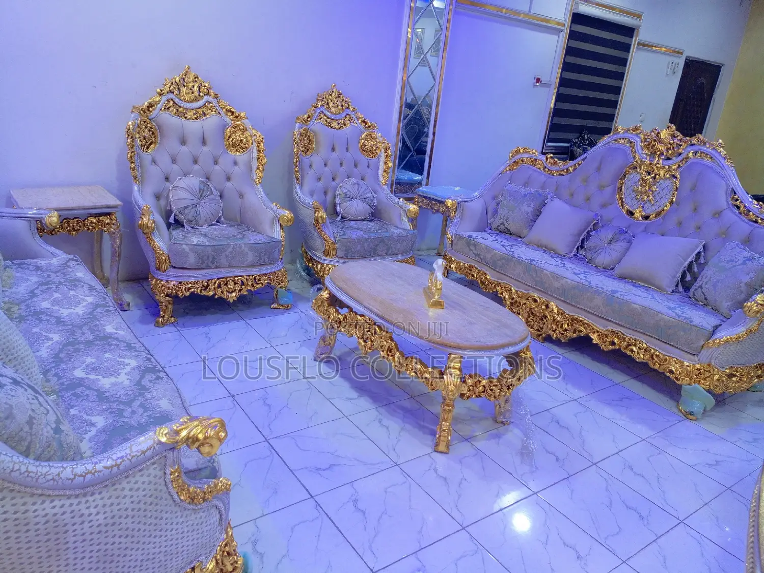 Quality 8 Seaters Superlative Royal Fabric Sofa