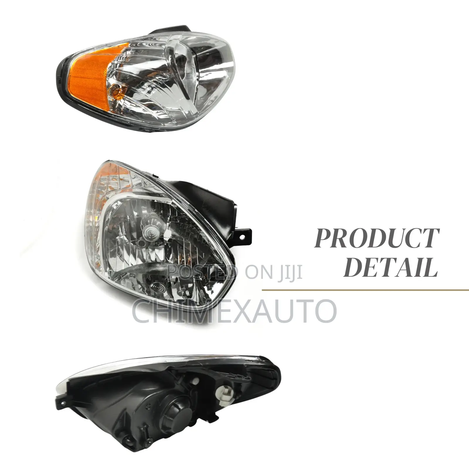 Right Side Headlight for Hyundai Accent 2008 American