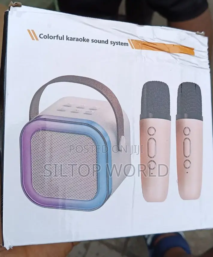 Karaoke Bluetooth Speaker With 2pcs Microphone