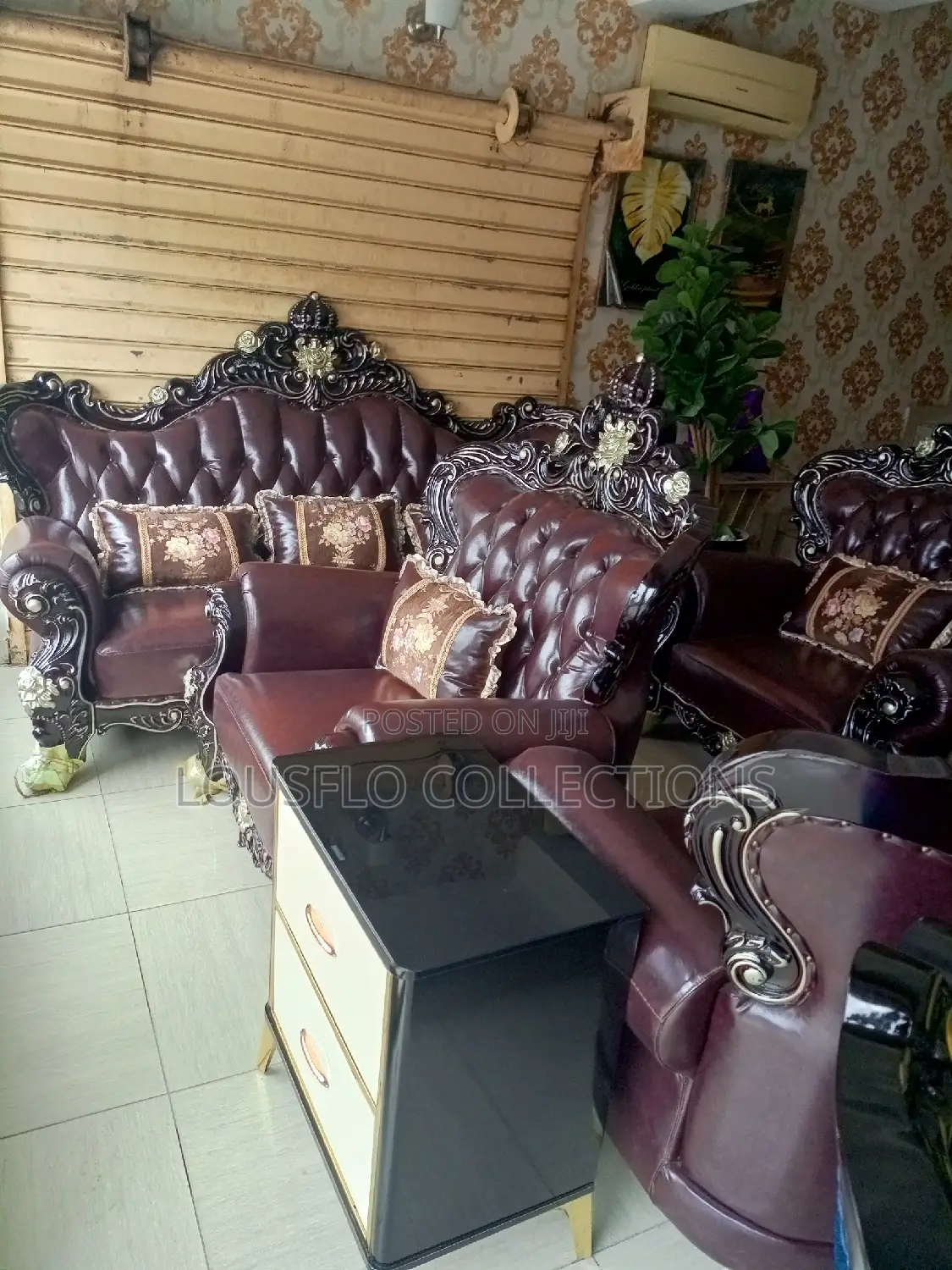Big Executive Foreign Royal King Leather Sofa 7seaters
