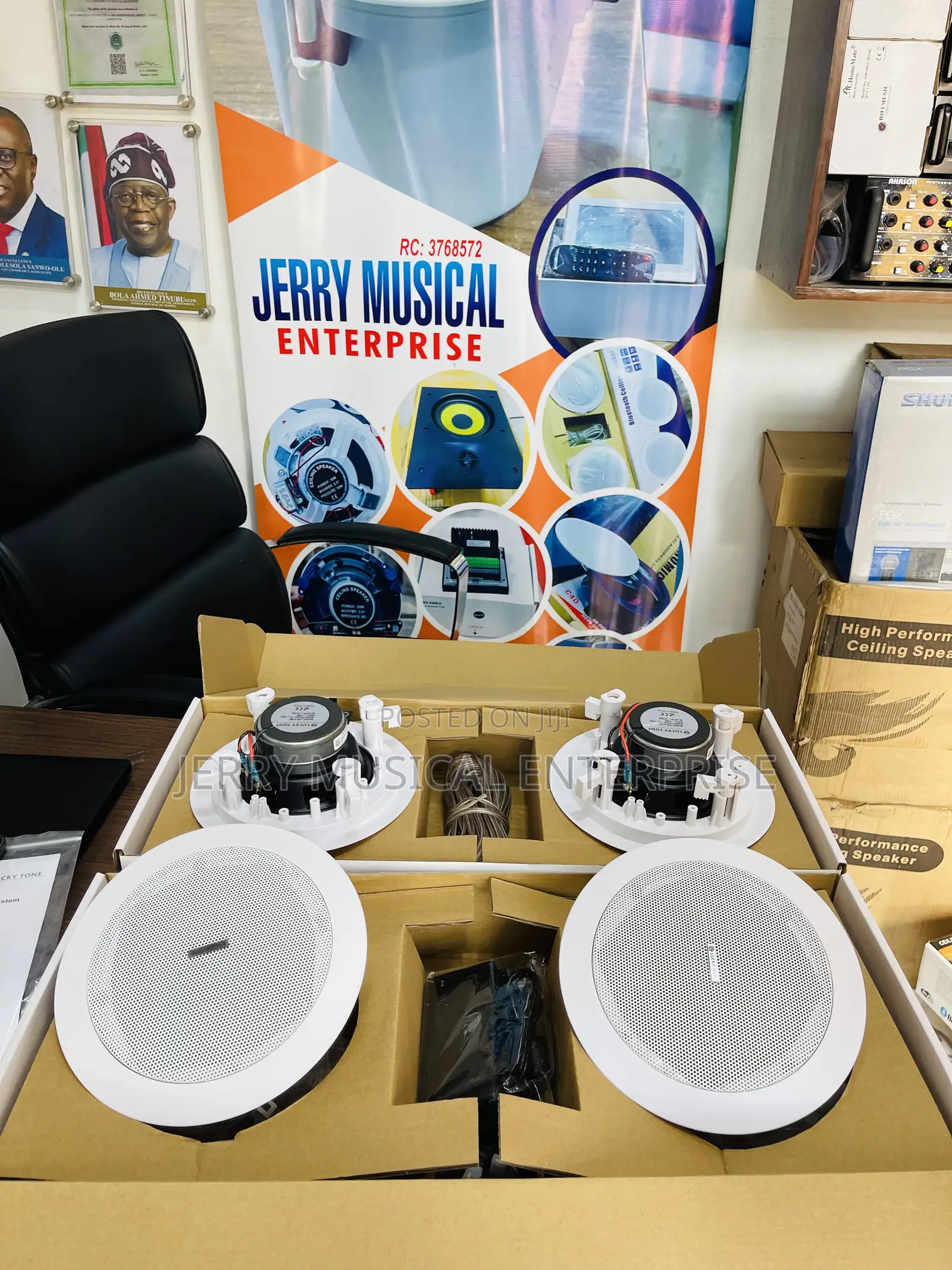 Lucky Tone 4in1 Bluetooth Ceiling/Pop Speakers