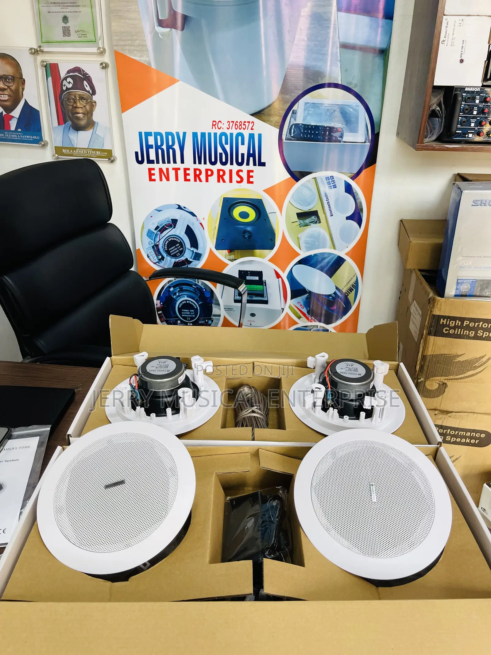 Lucky Tone 4in1 Bluetooth Ceiling/Pop Speakers