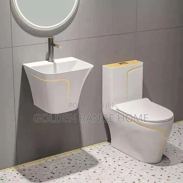 England White and Gold Wc