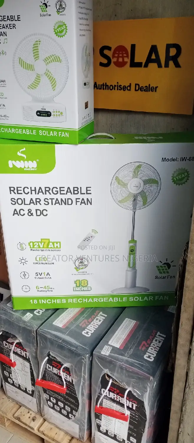 Rechargeable Fan,Iwin Standing Fan,Electricity and the Solar