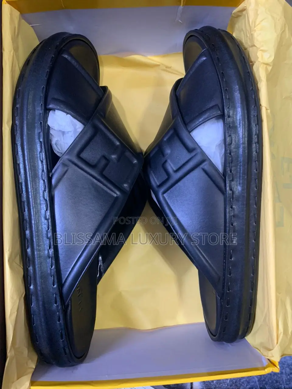 Luxury Fendi Slip-on Slippers