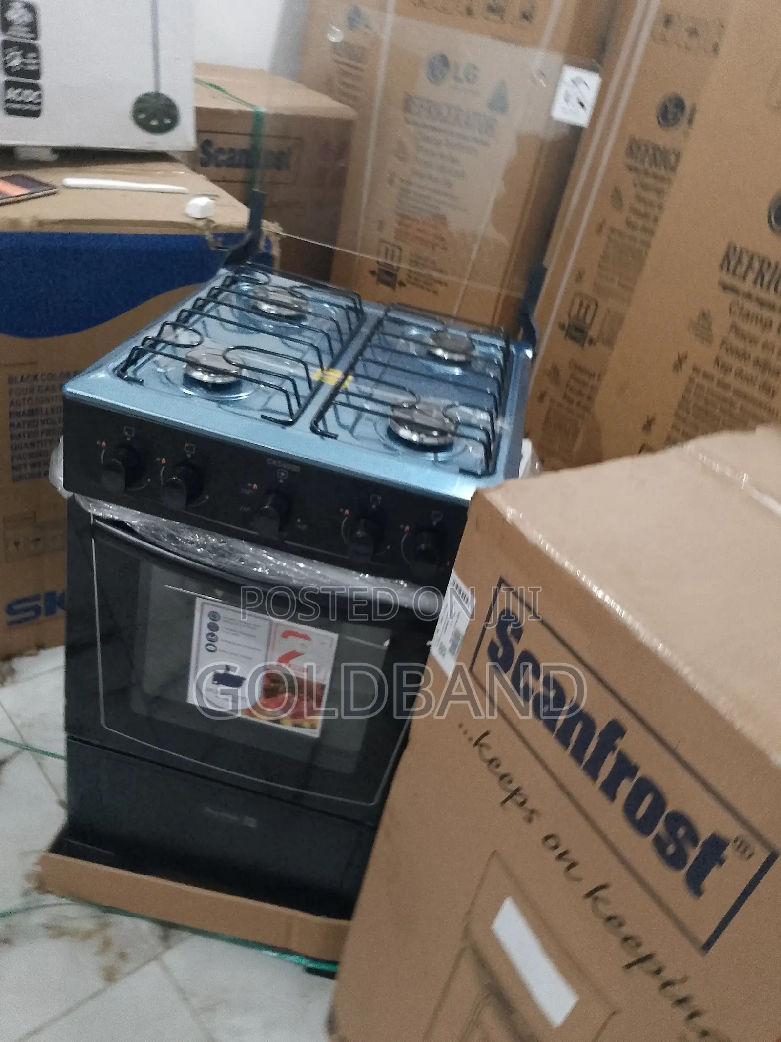 Scanfrost Ck5400 4 Burner Gas Cooker- Easy to Use