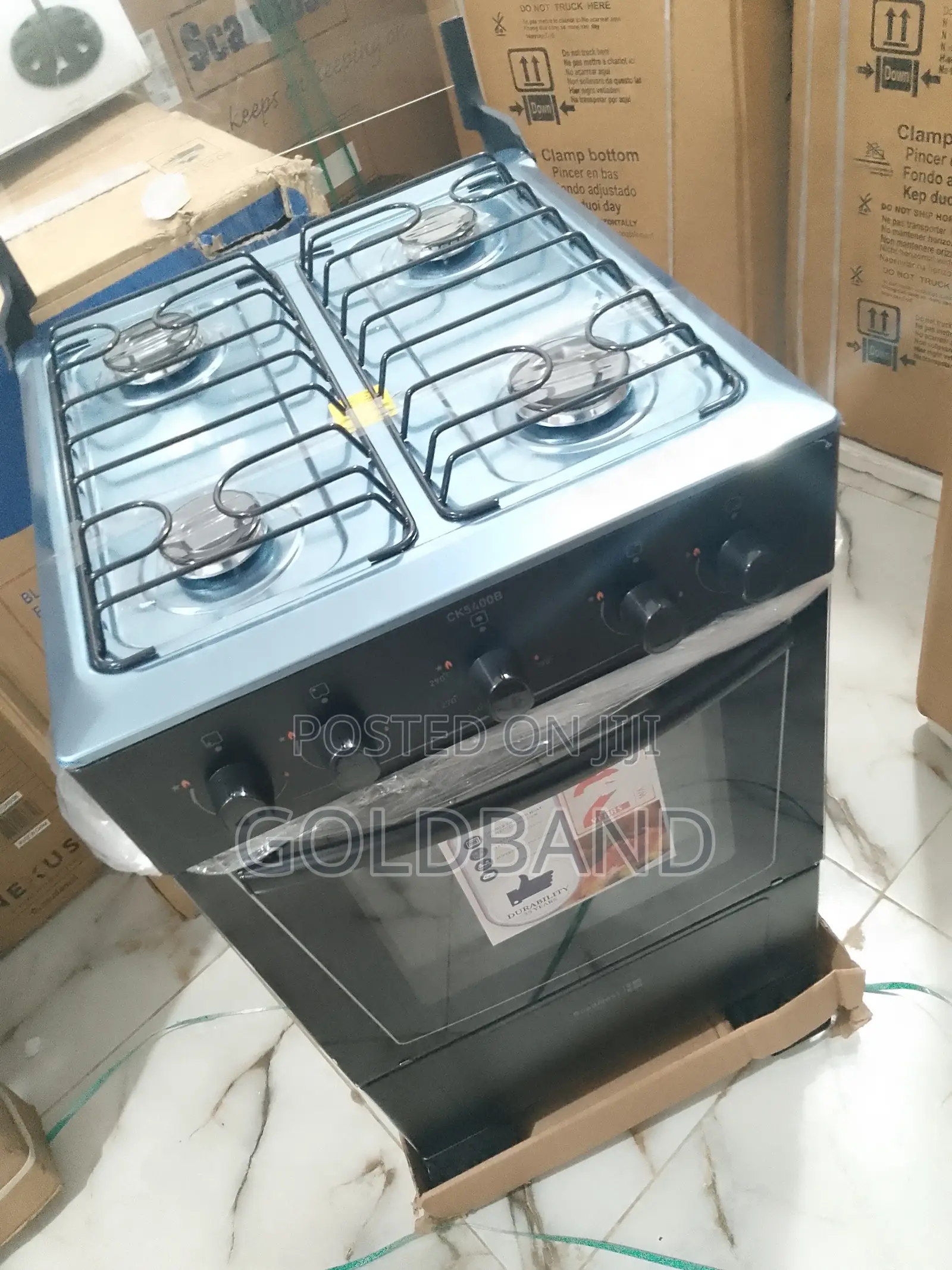 Scanfrost Ck5400 4 Burner Gas Cooker With Oven