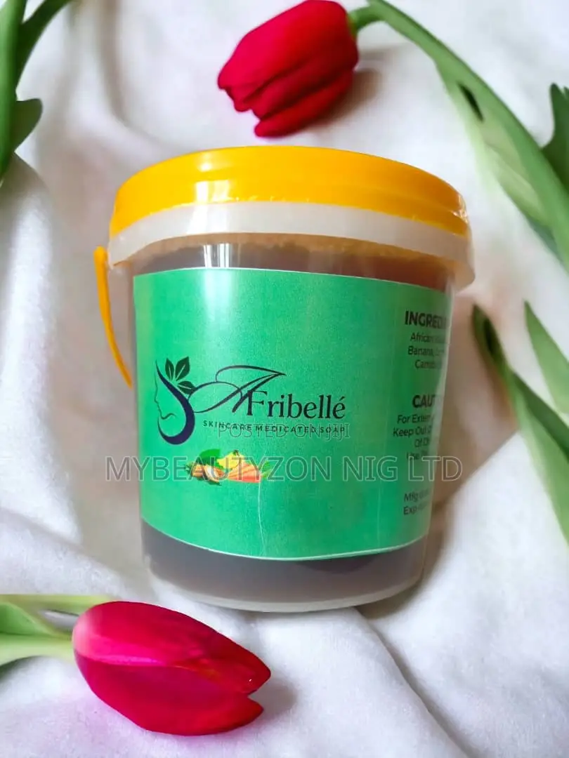 Afribelle Black Soap (1kg) Made in Ghana