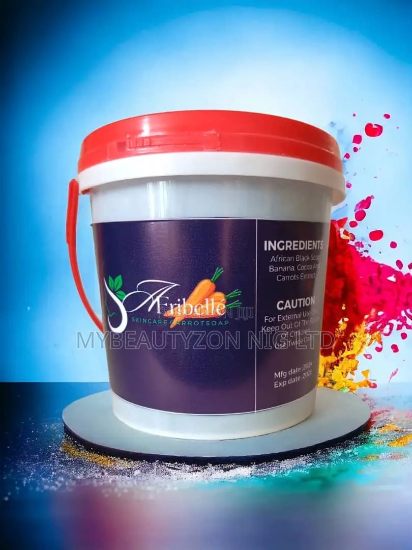 Afribelle Black Soap (1kg) Made in Ghana