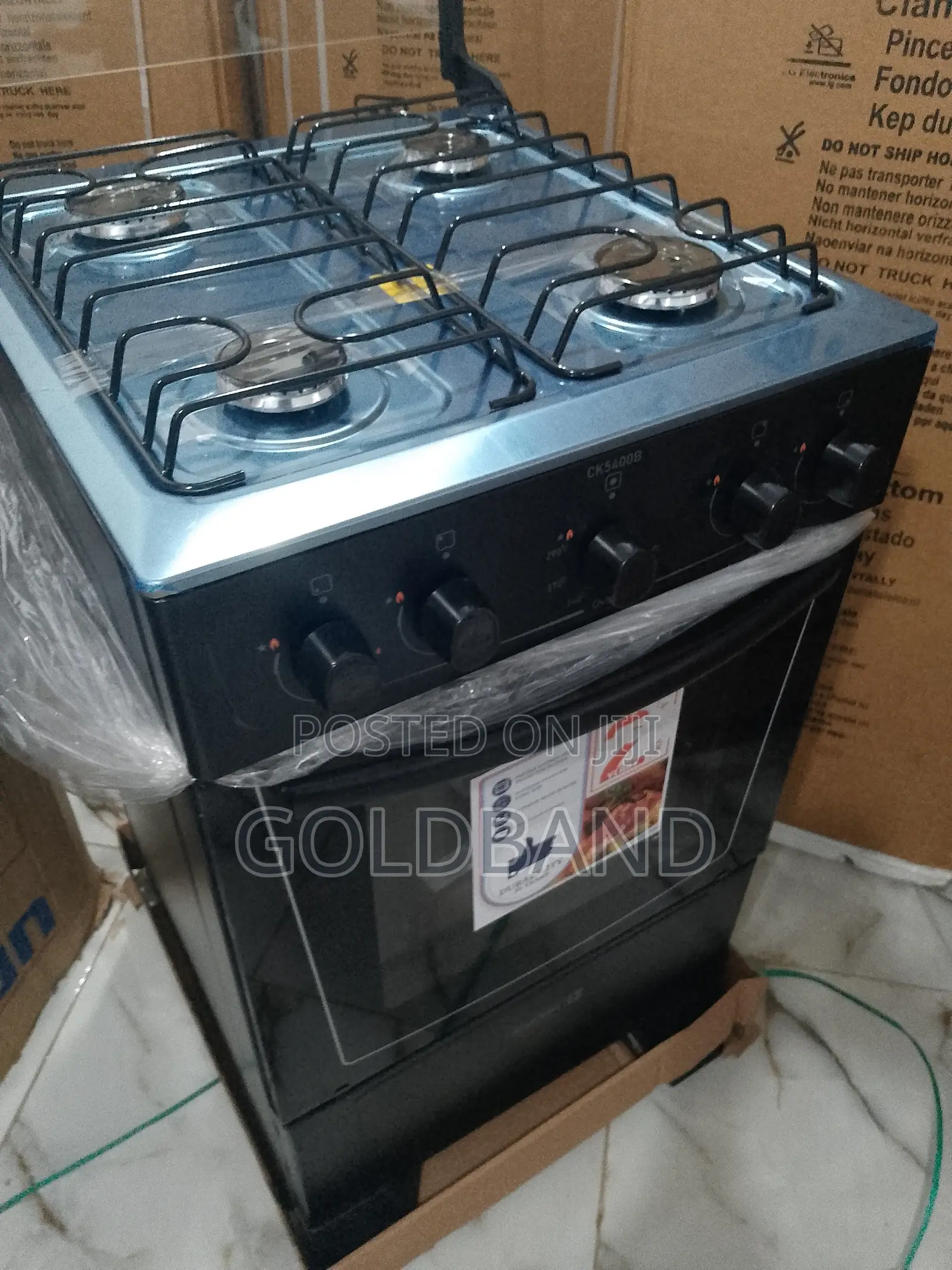 Eco Friendly Scanfrost 4 Burner Gas Cooker- Ck5400