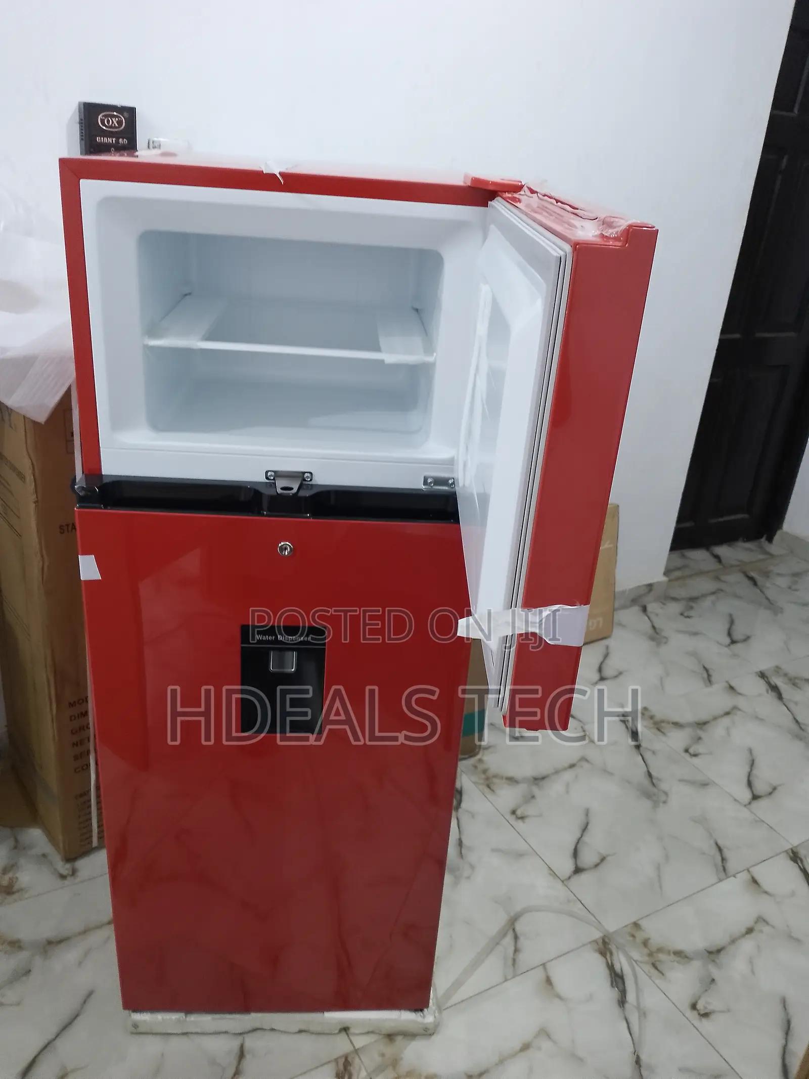 The Hisense REF-205DRB Double Door Refrigerator With Water..