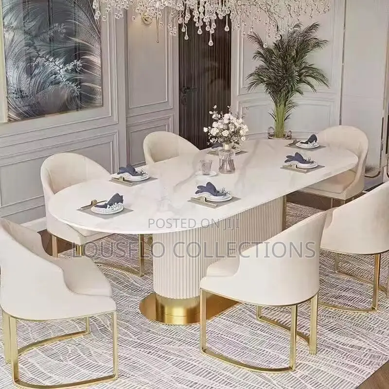 6 Seaters Executive Dinning With Executive Chair