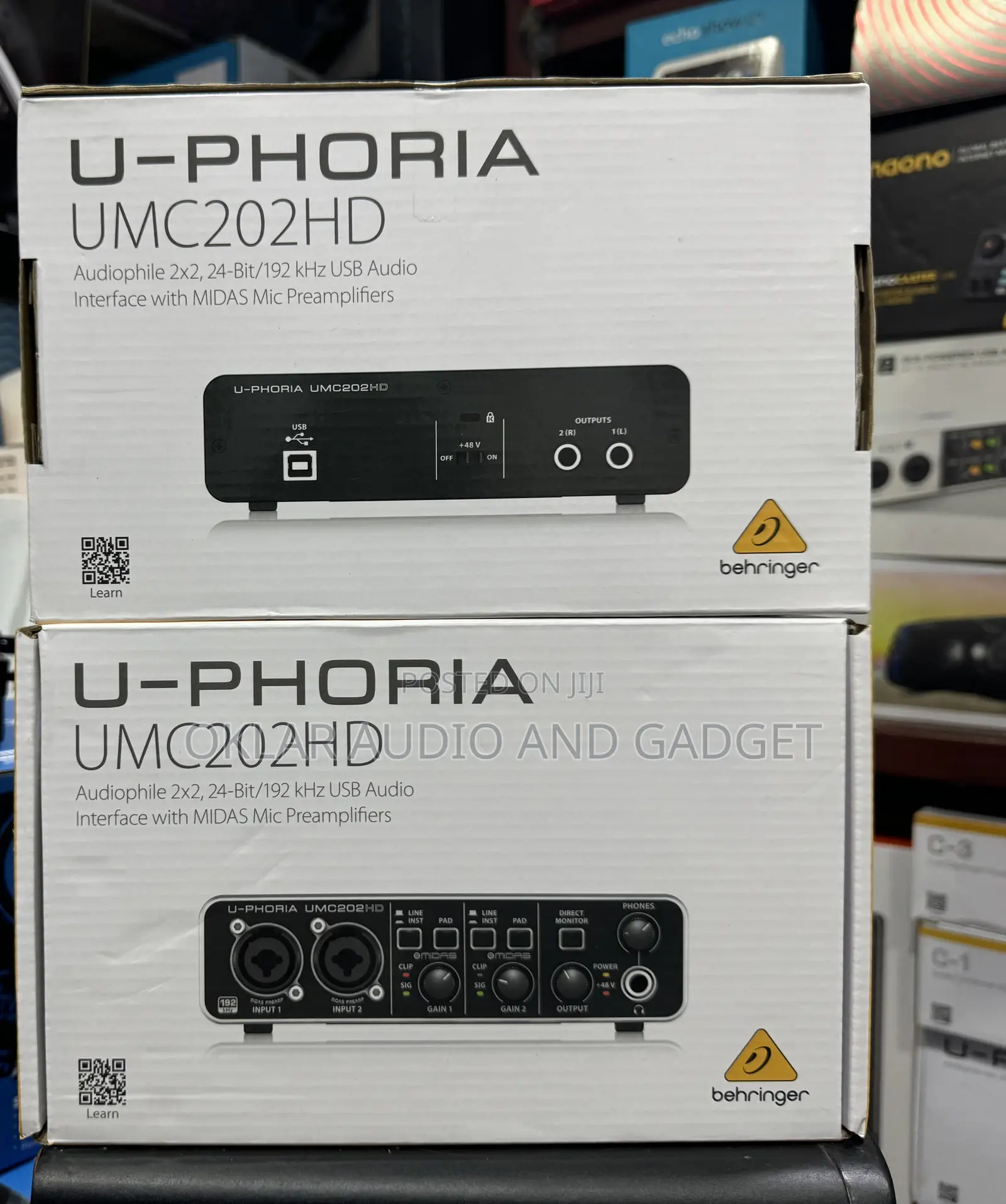 Behringer U-phoria Umc202hd