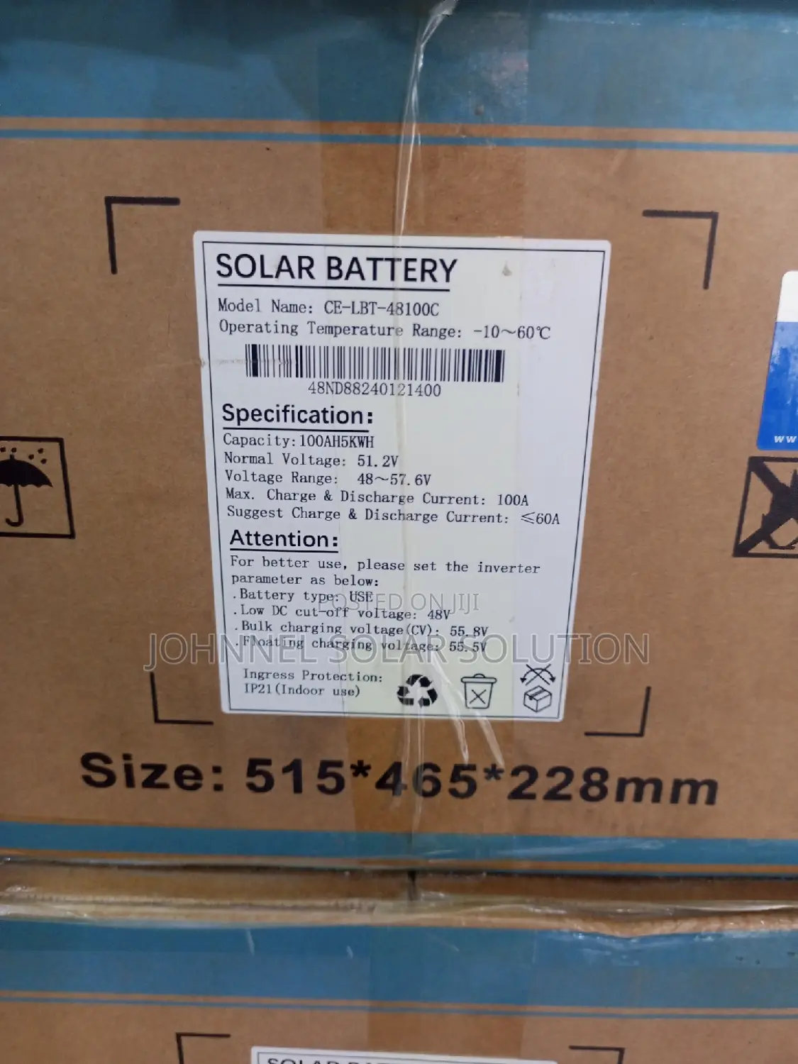 5kwh 51.2 Cworth Energy Lithium Battery