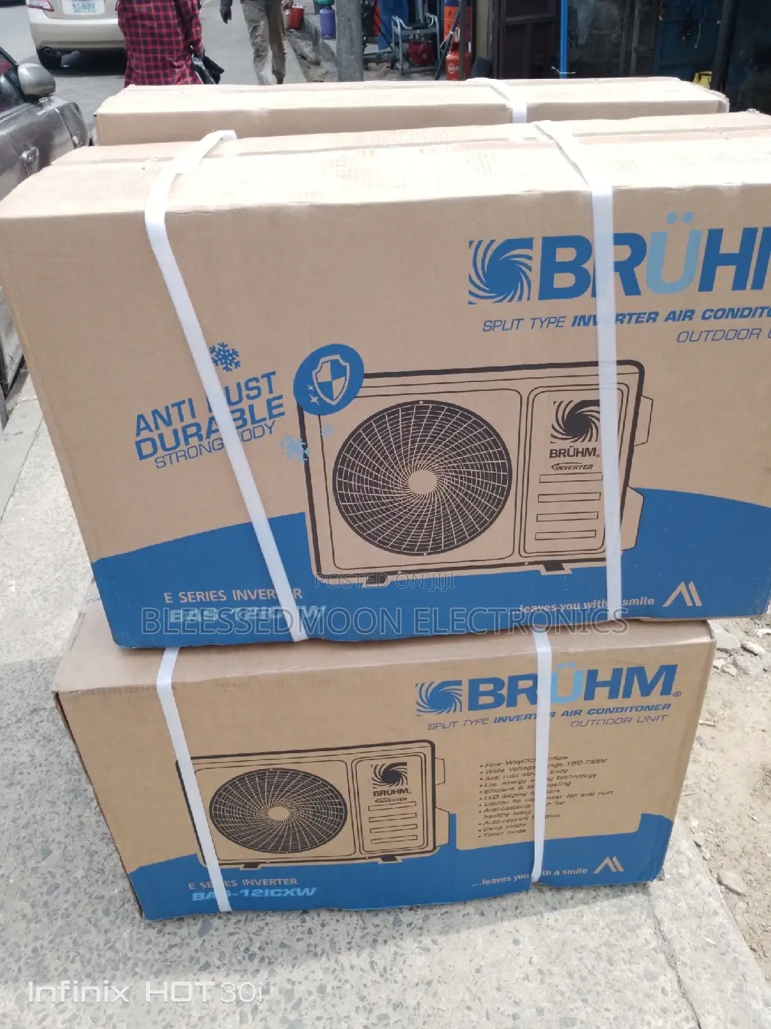 Bruhm Split Unit Ac Cooper Condenser 2 Years Warranty