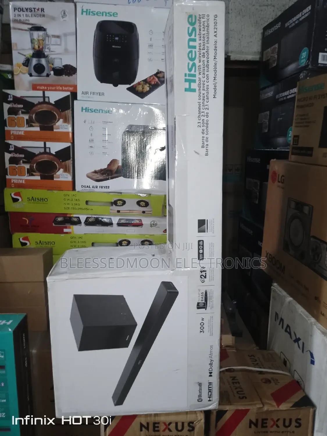 Hisense Sound Bar 300w 2 Years Warranty
