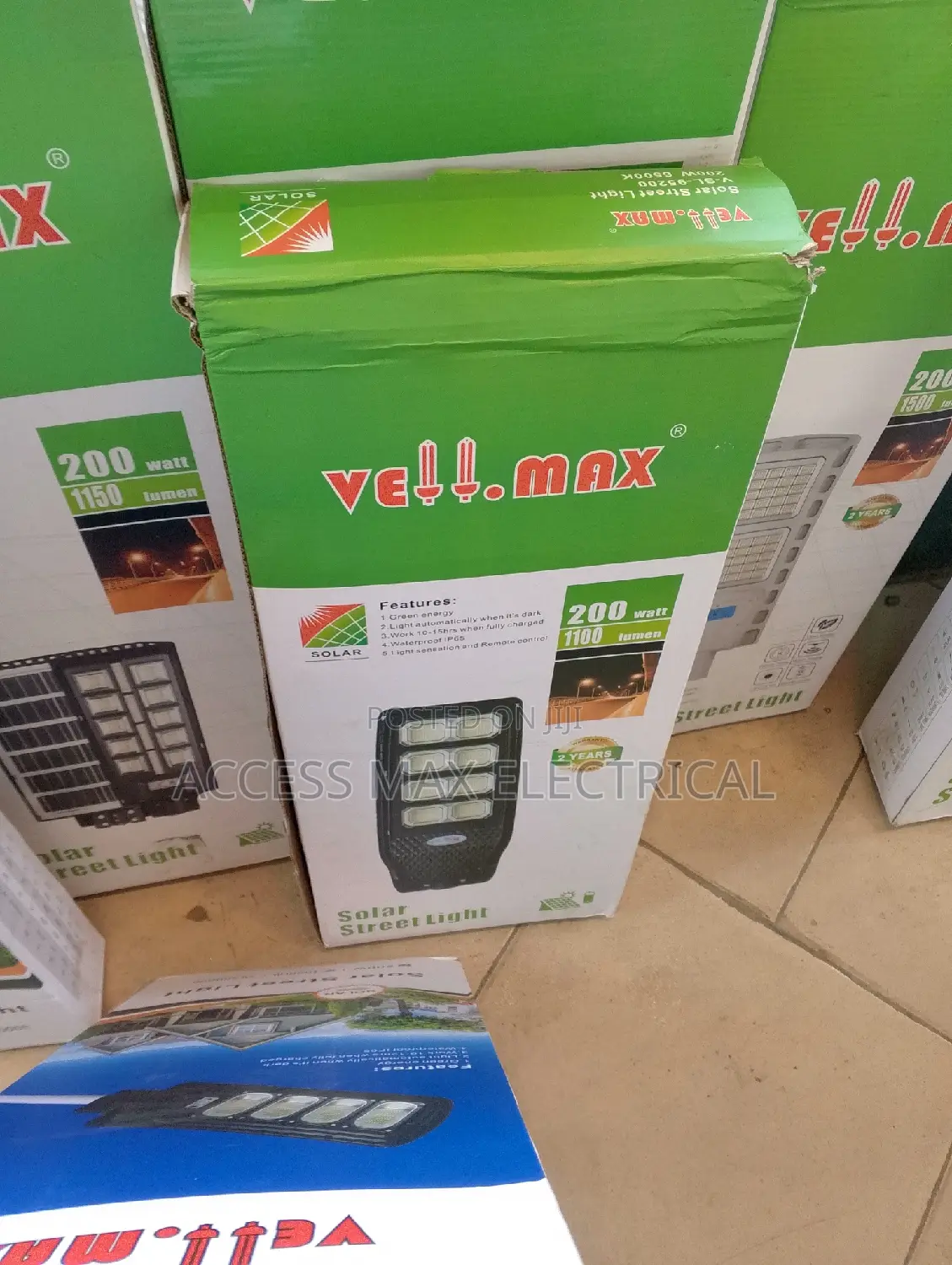 200watt Vellmax Solar Lights